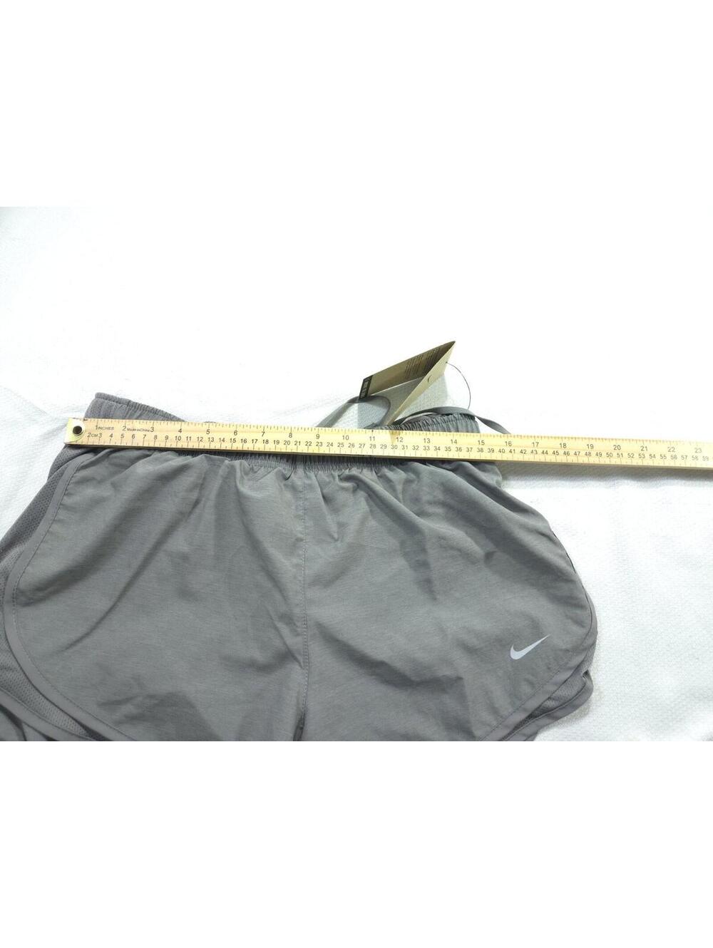NWT Nike Tempo Shorts Womens Large Gray Dri-Fit Running Brief Lined Gunsmoke - Picture 3 of 8